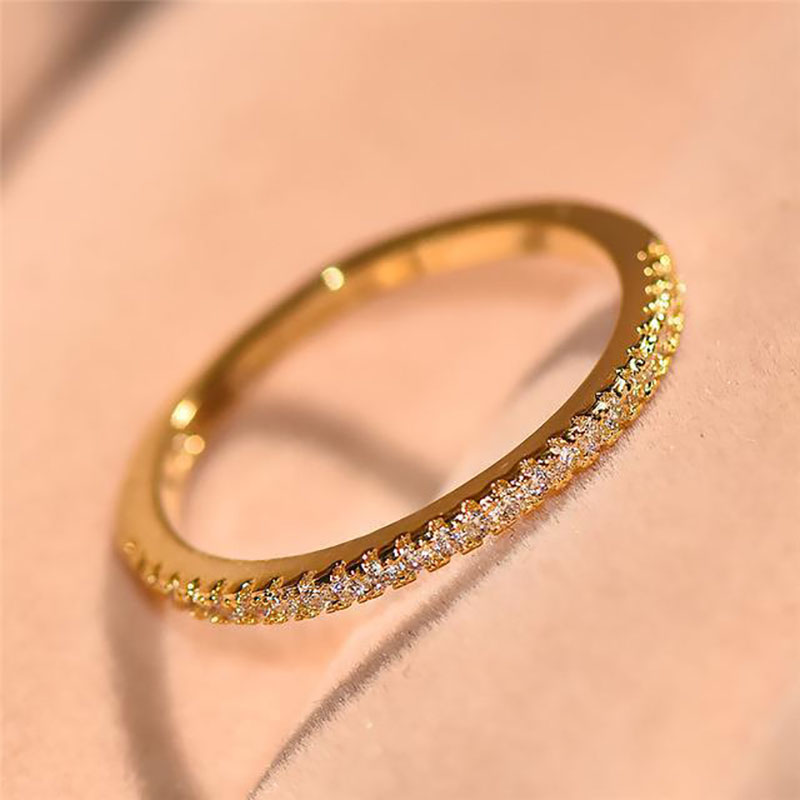 Slim Pave Eternity Ring Bold Statement Style With Street Luxury - Image 7