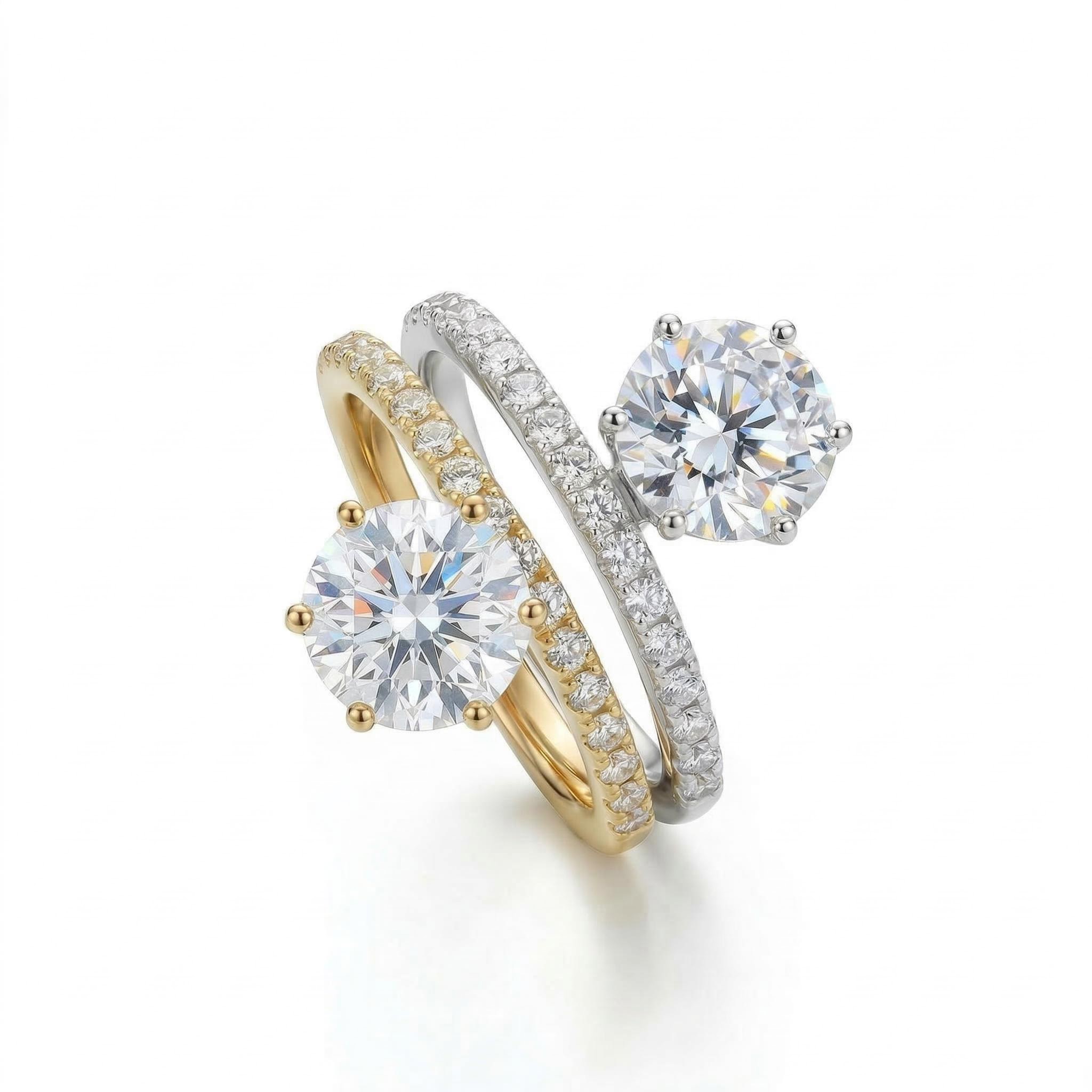 1 Ct Round Cut Simple Ring Bold Statement Style With Street Luxury - Image 6