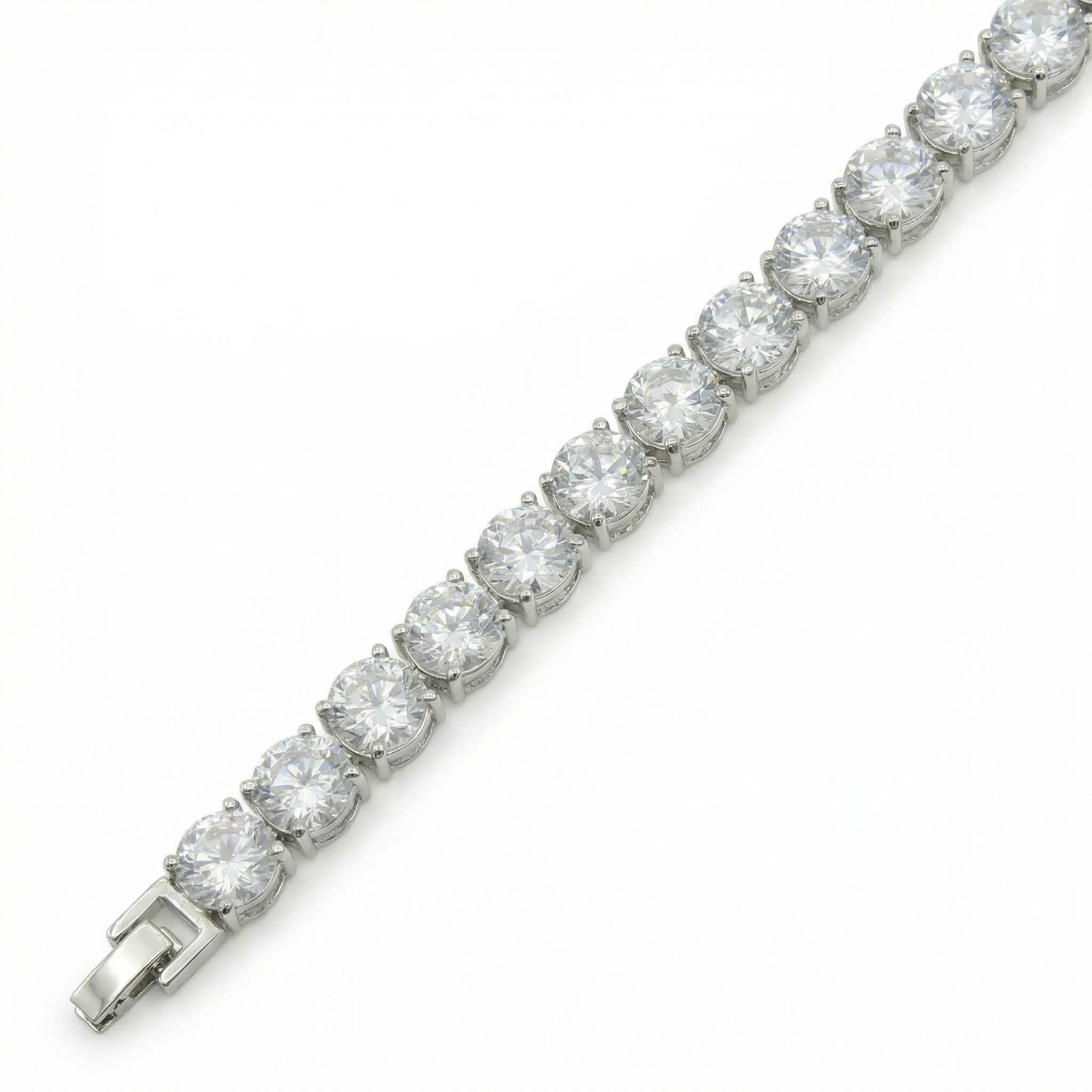 Women's Iced Out 8mm Tennis Bracelet Gold With Street Luxury Shine - Image 4