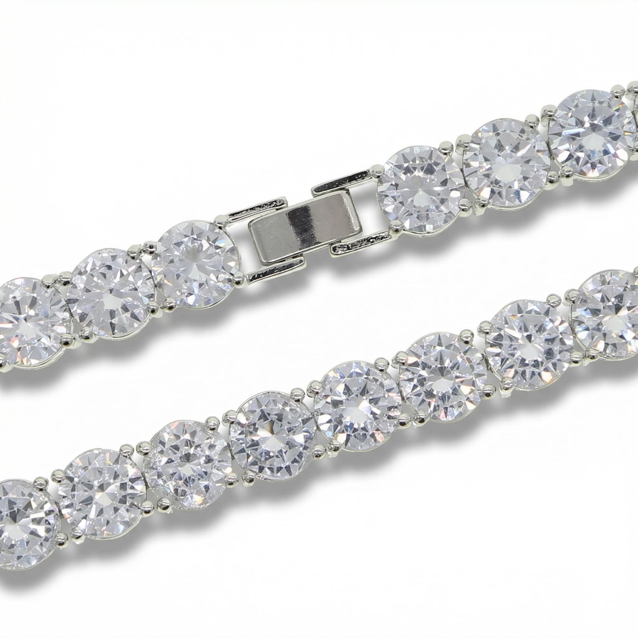 Women's Iced Out 8mm Tennis Bracelet Gold With Street Luxury Shine - Image 5