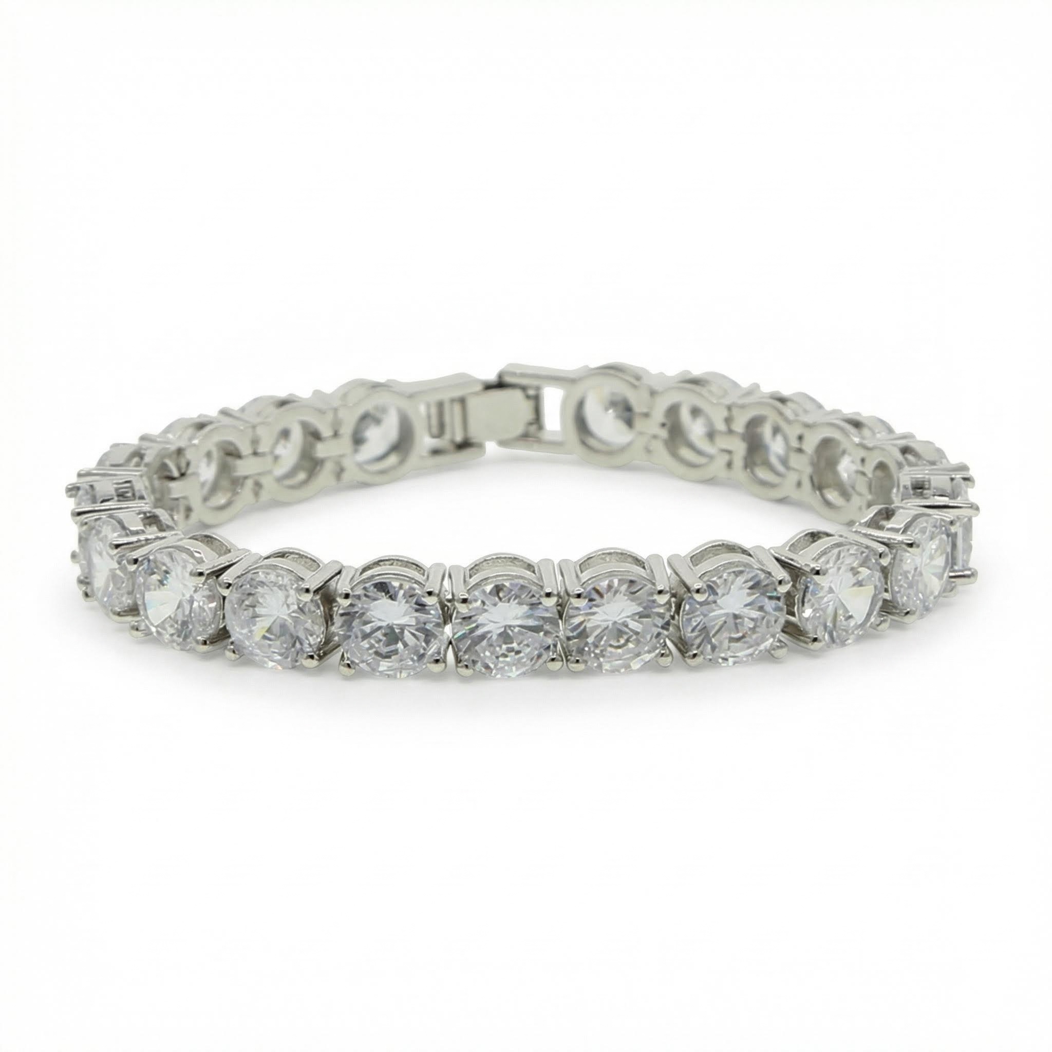 Women's Iced Out 8mm Tennis Bracelet Gold With Street Luxury Shine