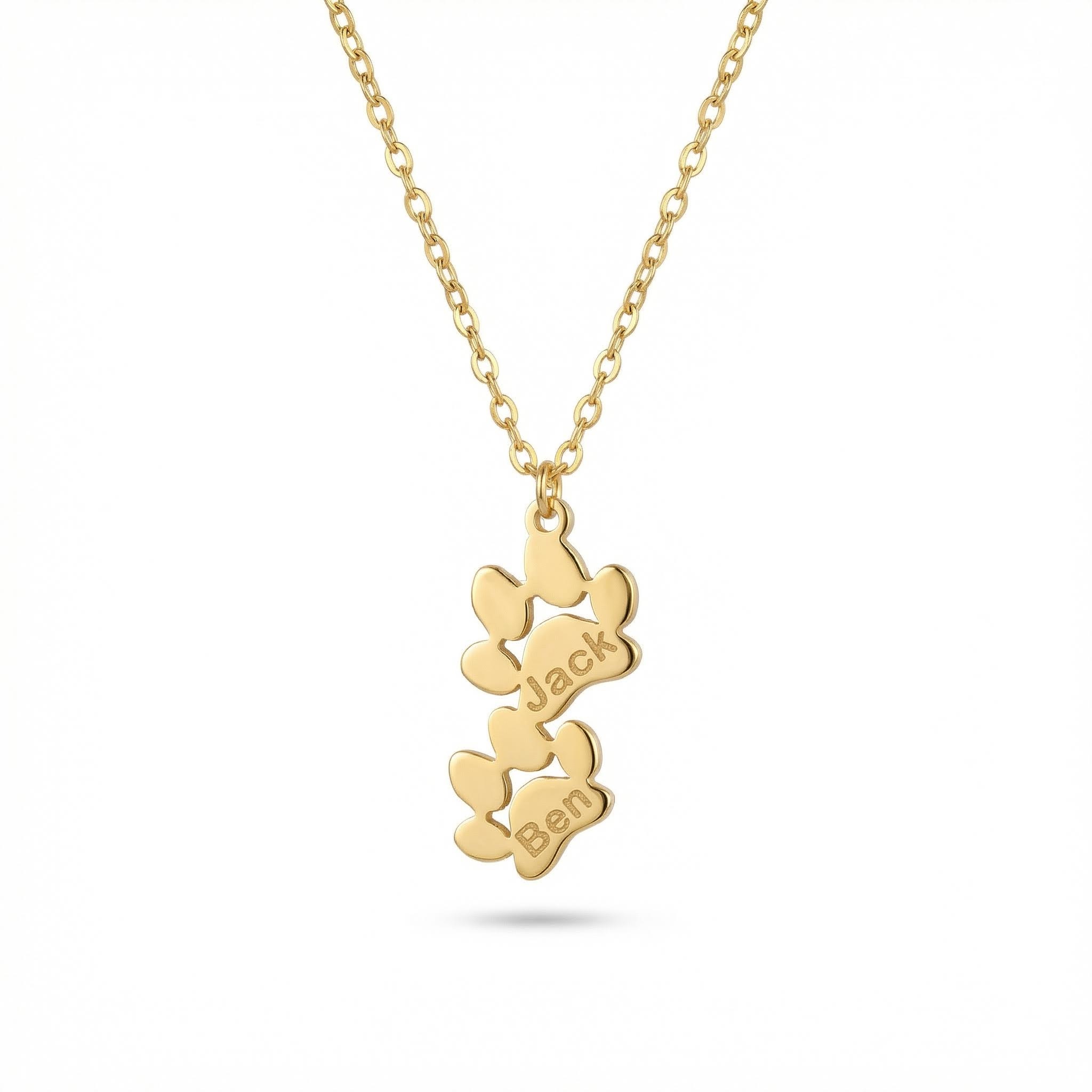 Custom Dog Paw Name Necklace Bold Statement Style With Street Luxury - Image 6