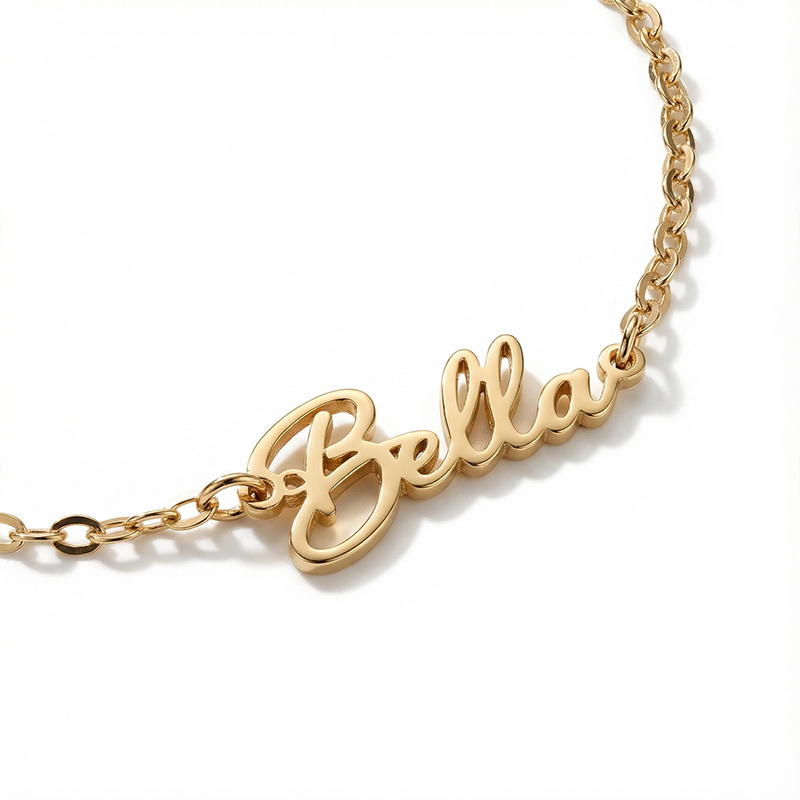 Simple Custom Name Bracelet Bold Statement Style With Street Luxury - Image 5