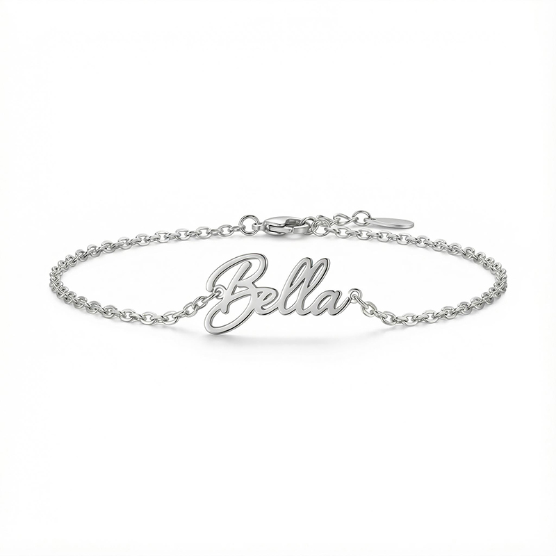 Simple Custom Name Bracelet Bold Statement Style With Street Luxury - Image 6