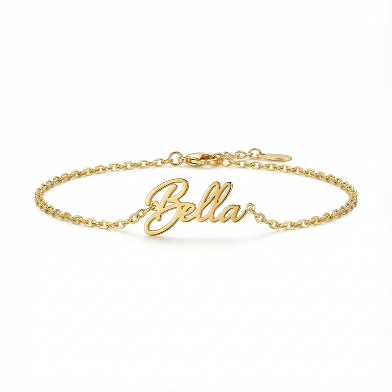 Simple Custom Name Bracelet Bold Statement Style With Street Luxury