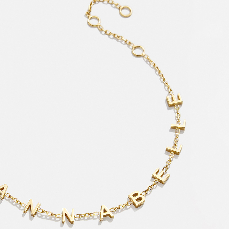 Customized Spaced Letters Bracelet Bold Statement Style With Street Luxury - Image 4