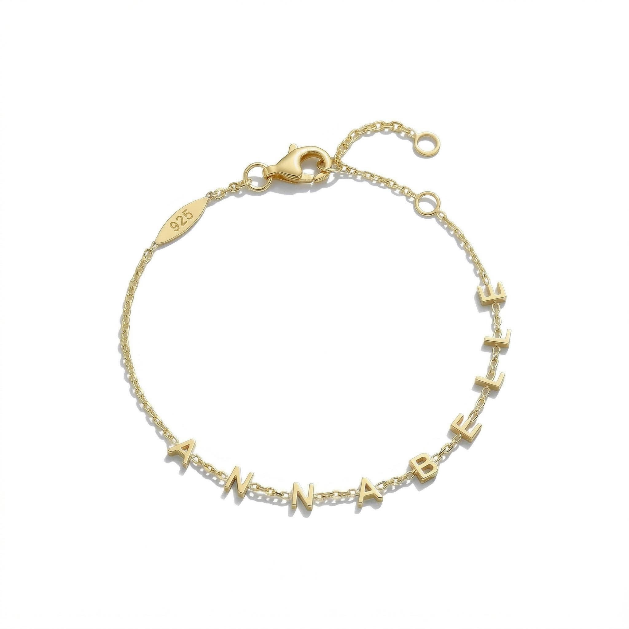 Customized Spaced Letters Bracelet Bold Statement Style With Street Luxury