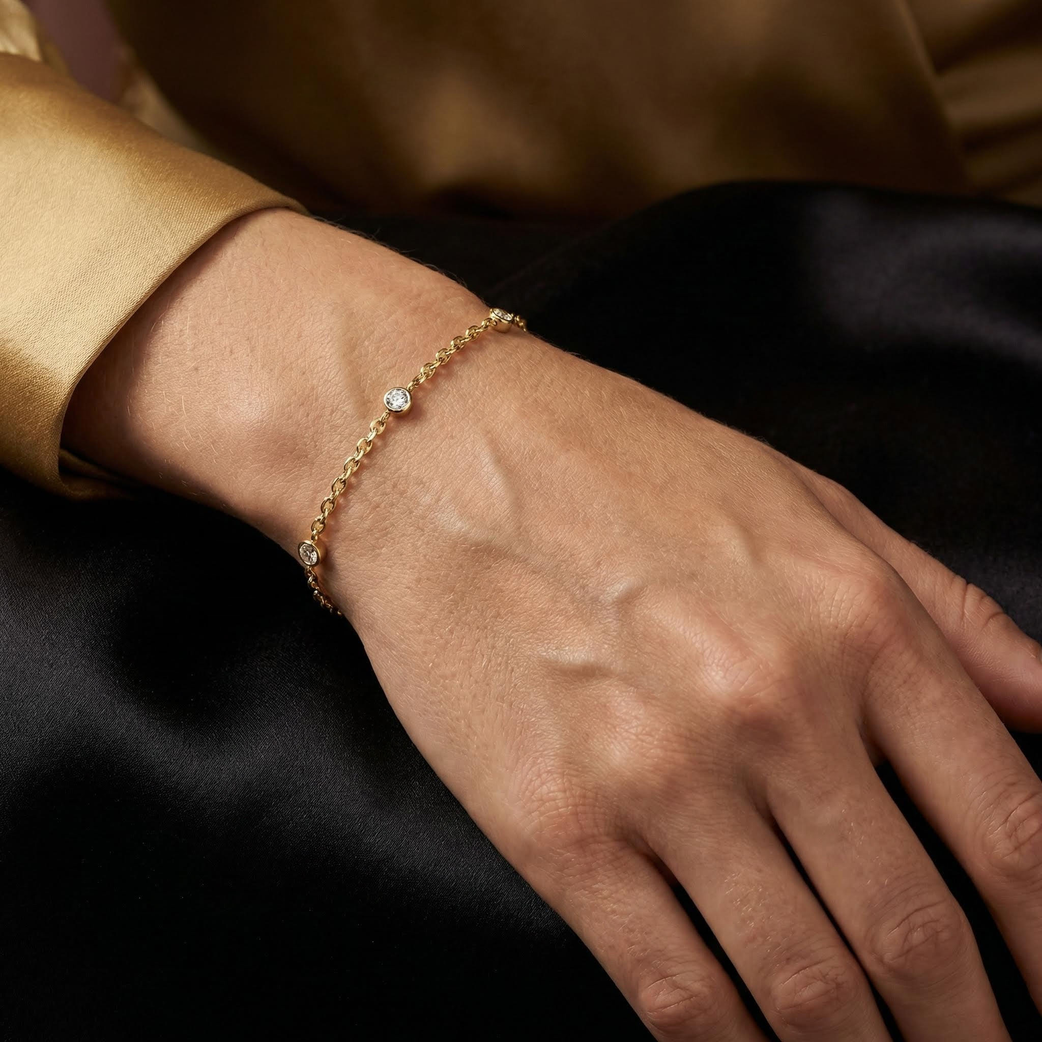 Birthstone Station Bracelet Bold Statement Style With Street Luxury - Image 3