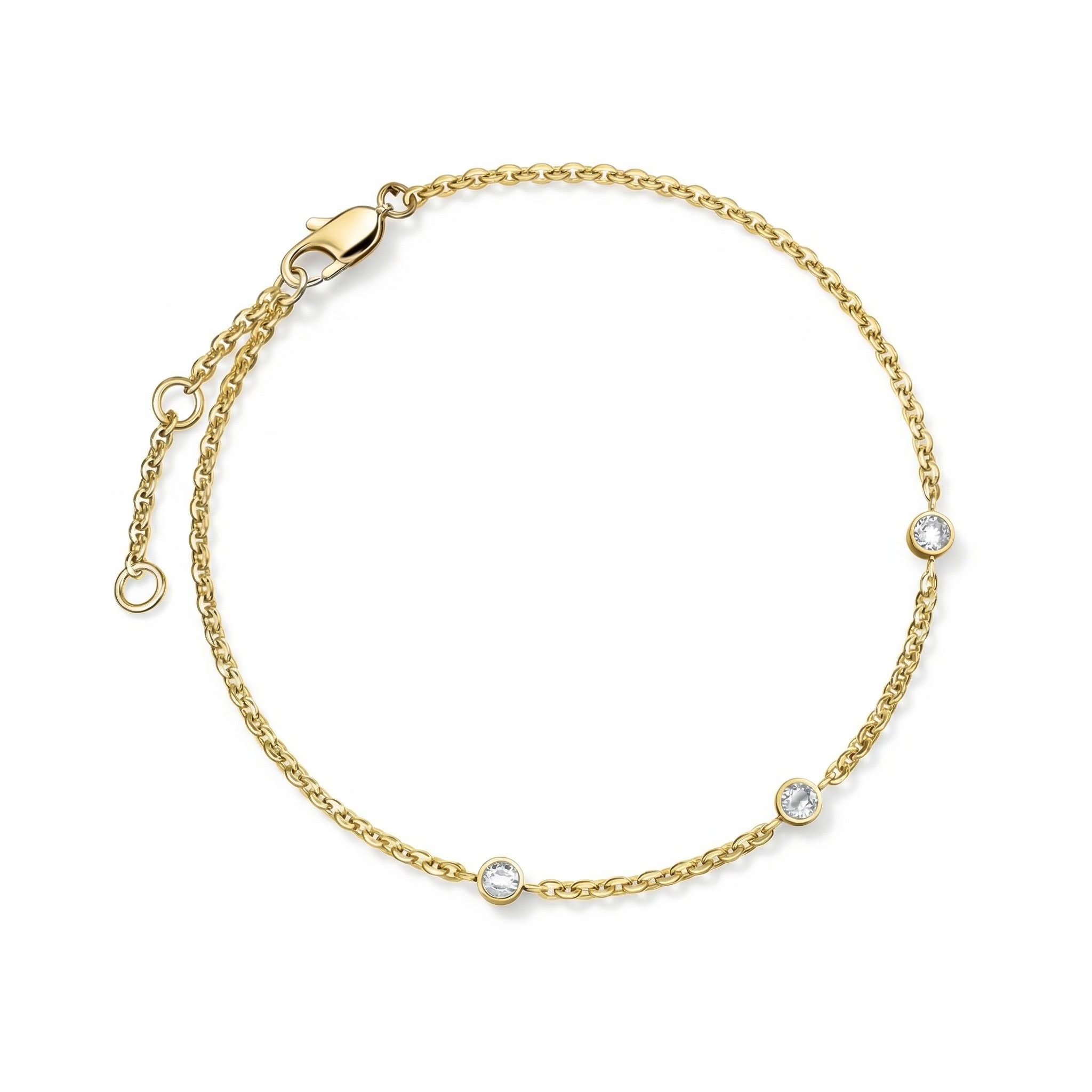 Birthstone Station Bracelet Bold Statement Style With Street Luxury
