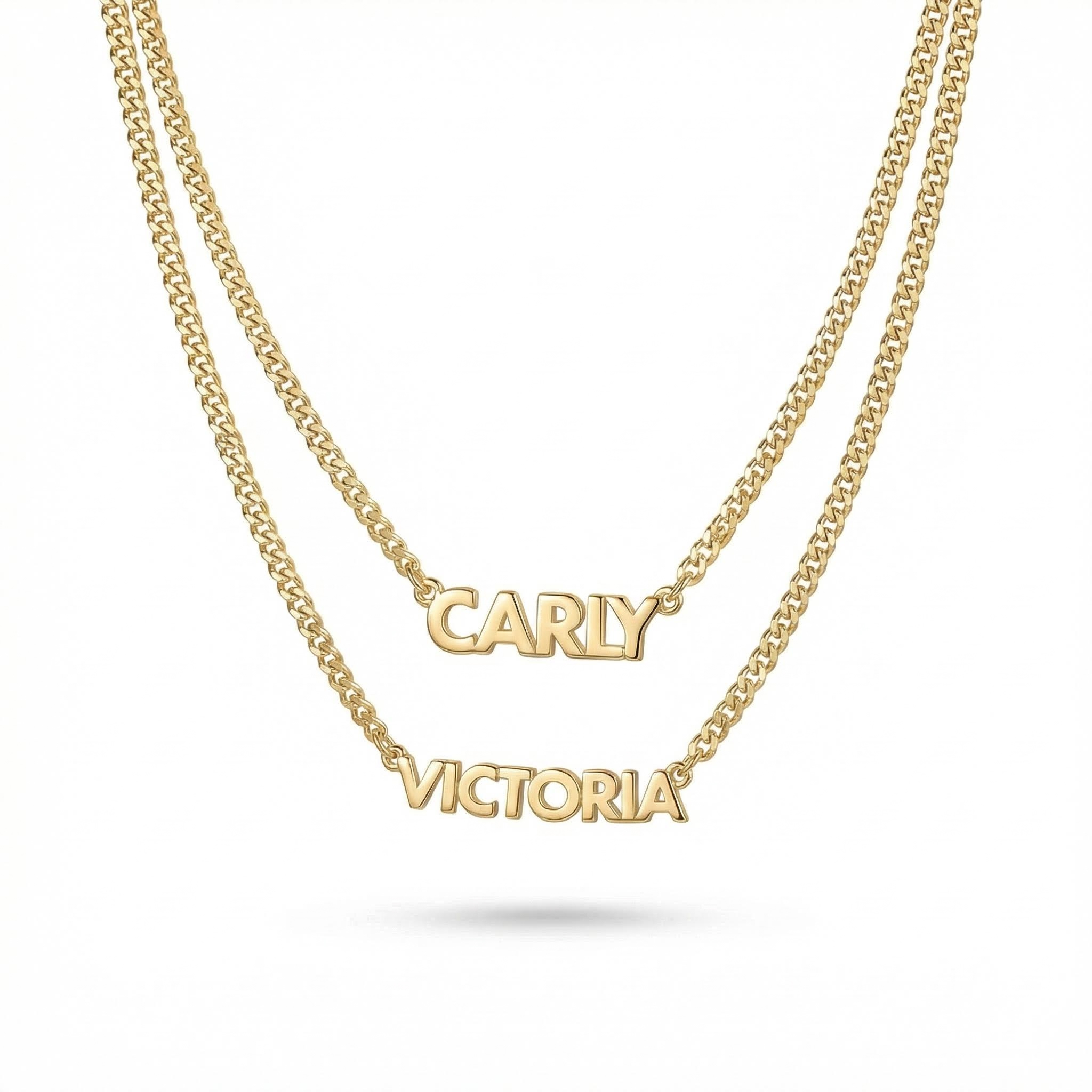 Customized Name Curb Chain Necklace Bold Statement Style With Street Luxury