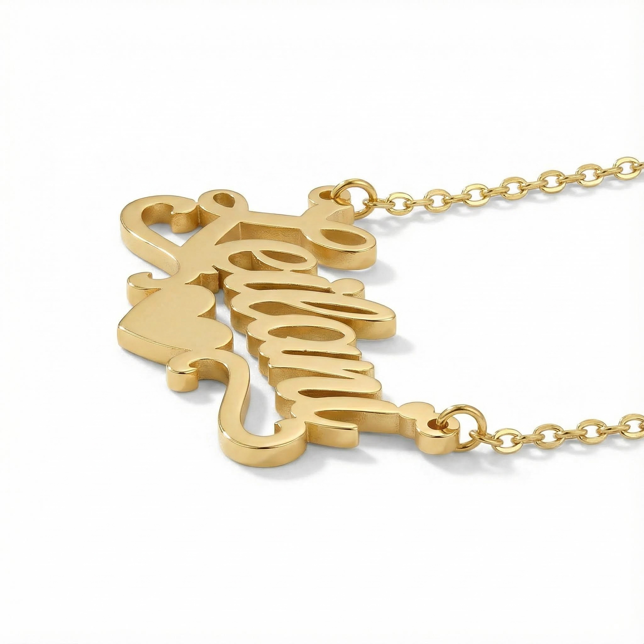 Customized Name Heart Necklace Pendant With Bold Statement Appeal - Image 5