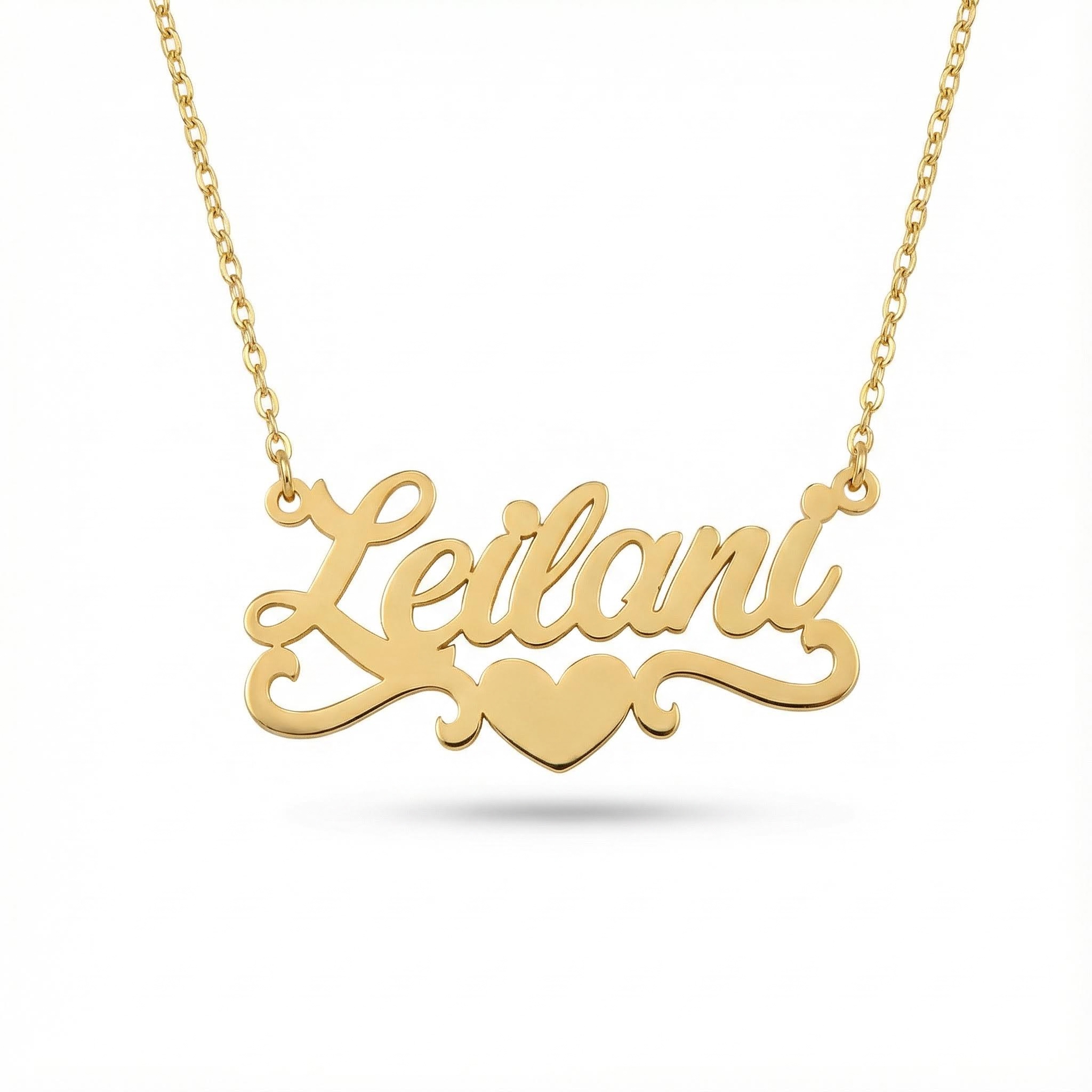 Customized Name Heart Necklace Pendant With Bold Statement Appeal