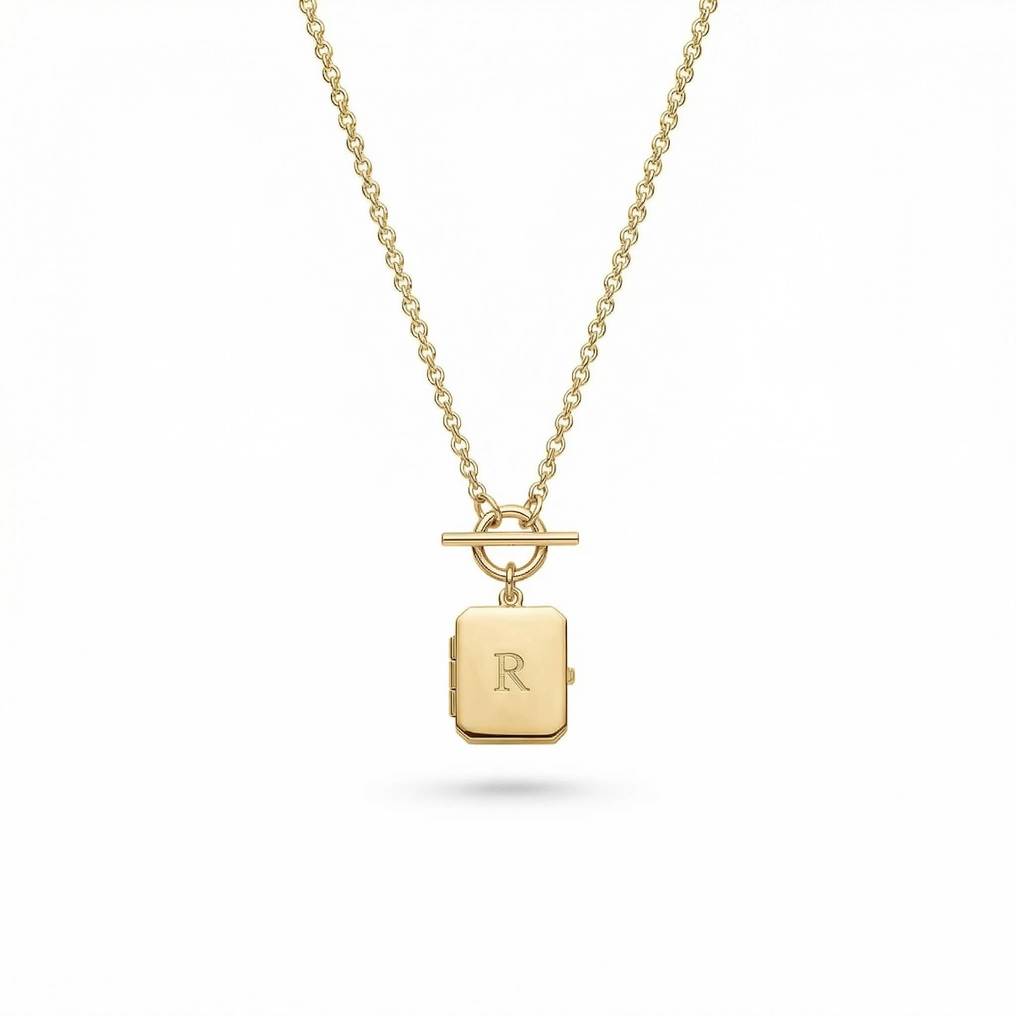 Personlized Octagon Locket Necklace Bold Statement Style With Street Luxury
