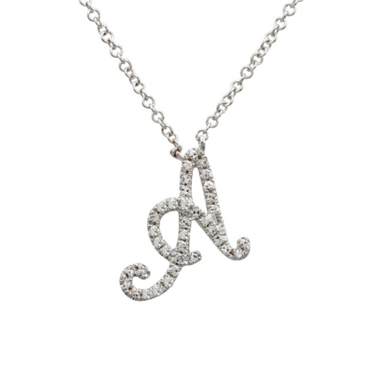 Diamond Initial Necklace Iced Out Shine With Street Luxury - Image 3