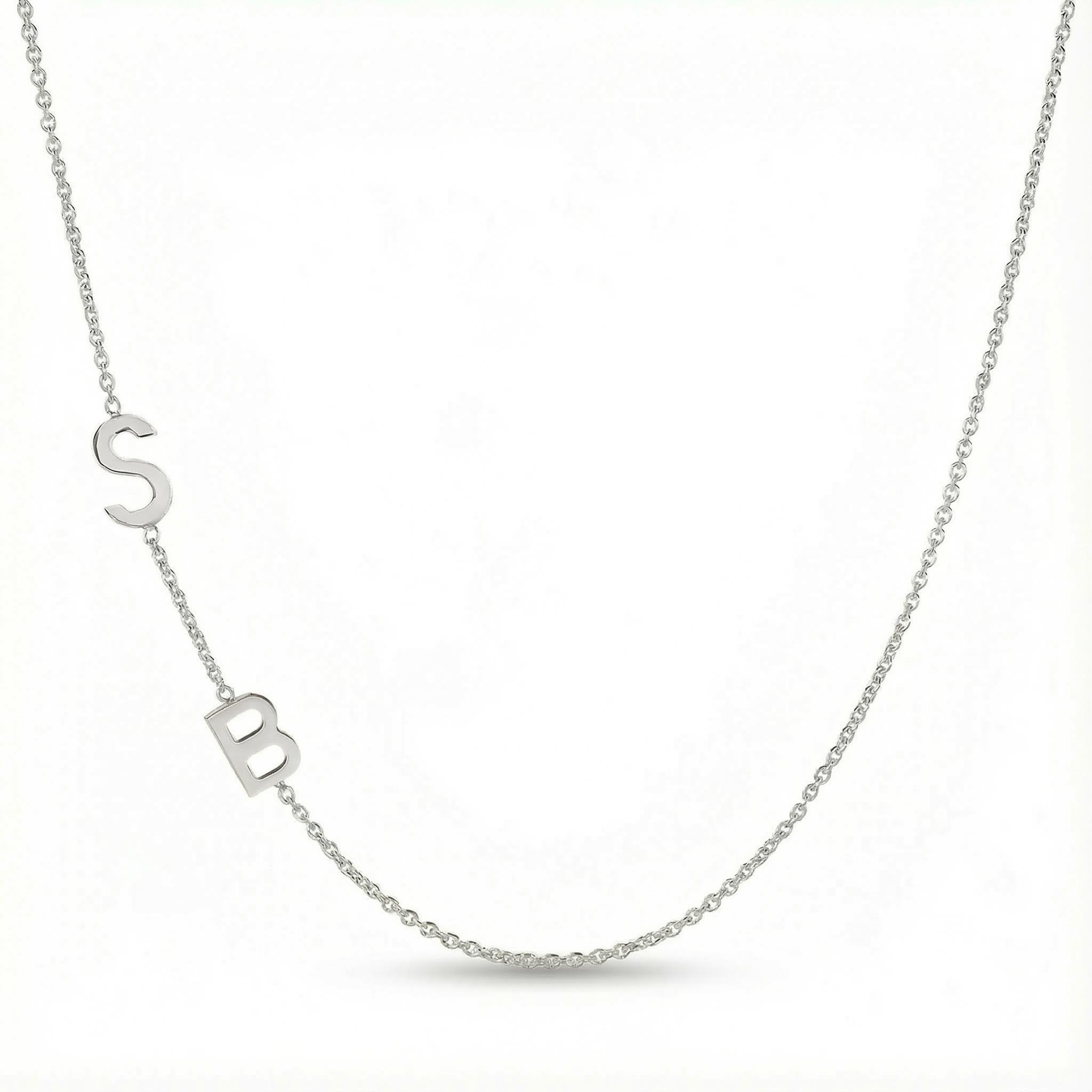 Multiple Initials Necklace Bold Statement Style With Street Luxury - Image 4