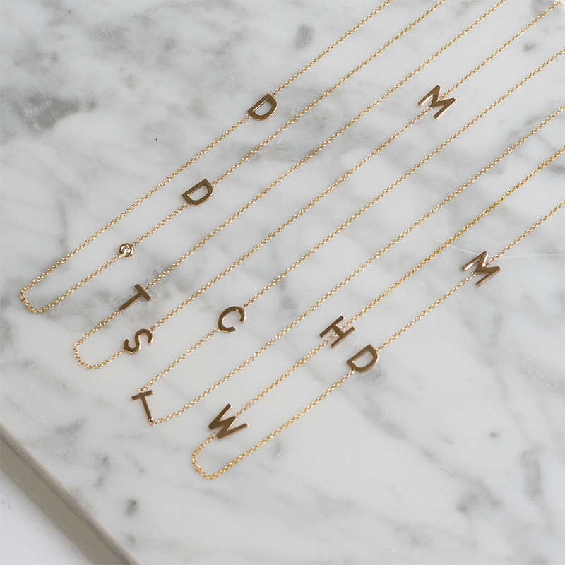 Multiple Initials Necklace Bold Statement Style With Street Luxury - Image 5
