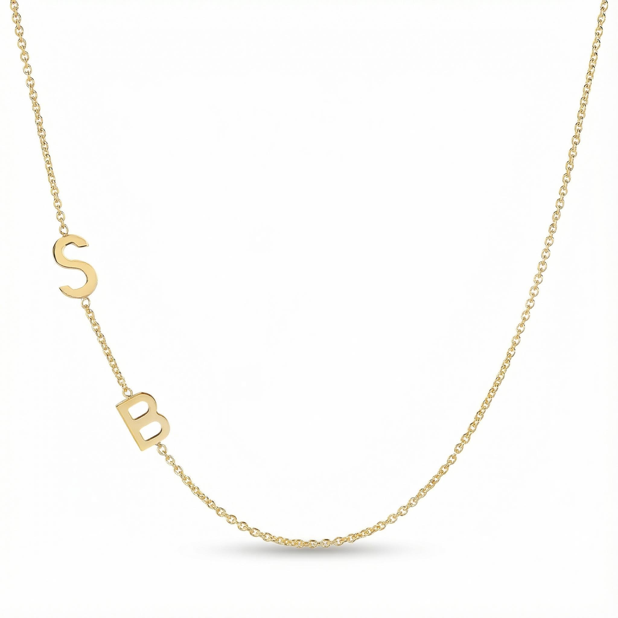 Multiple Initials Necklace Bold Statement Style With Street Luxury