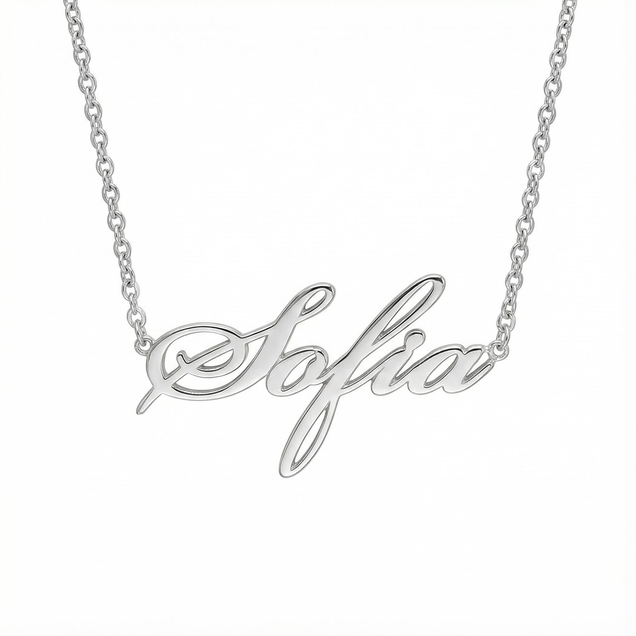 Customized Script Name Necklace Bold Statement Style With Street Luxury - Image 5