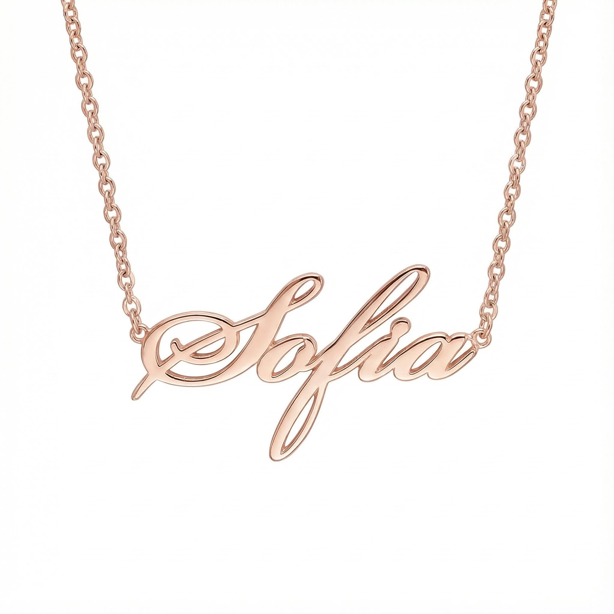 Customized Script Name Necklace Bold Statement Style With Street Luxury - Image 6