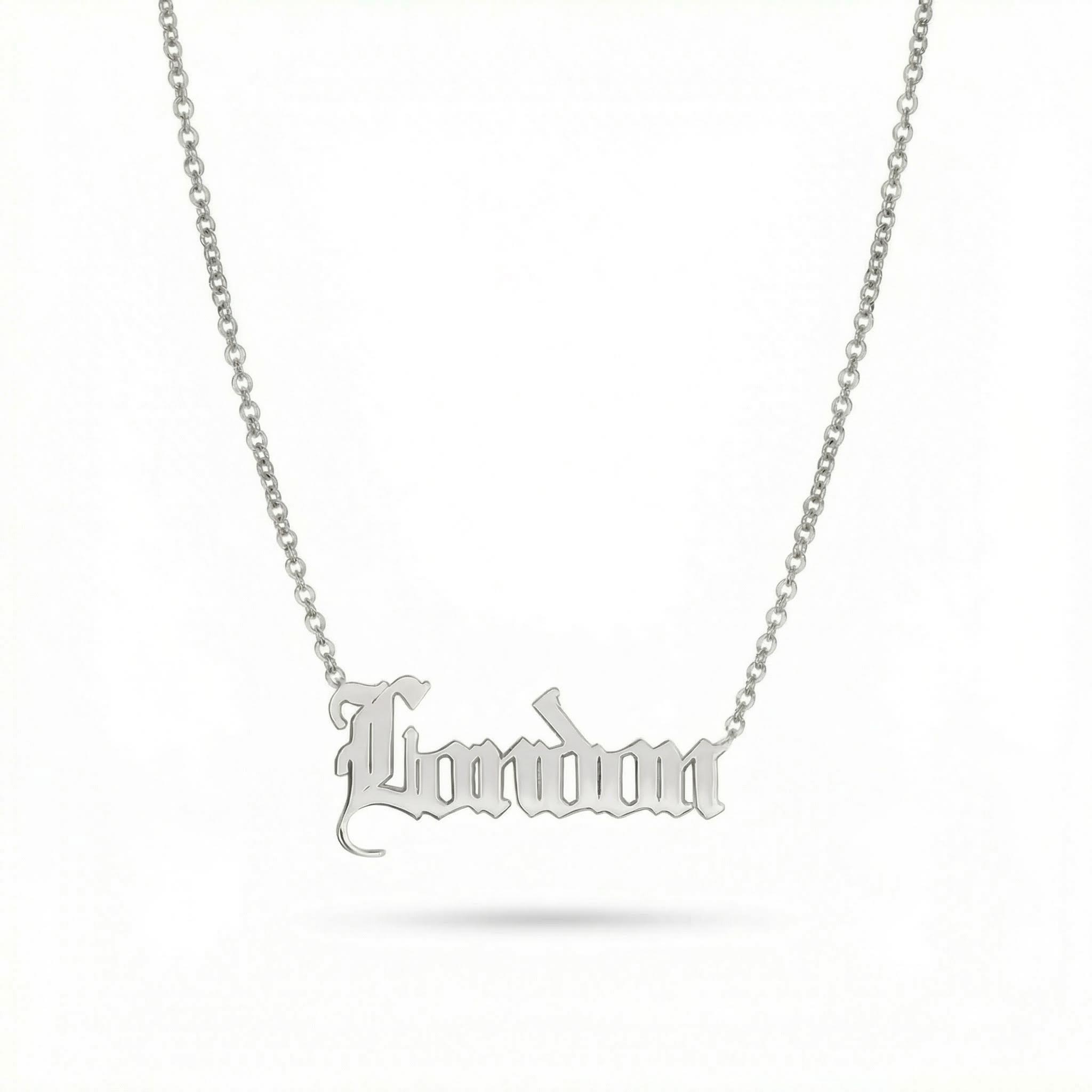 Customized Gothic Name Necklace Bold Statement Style With Street Luxury - Image 3