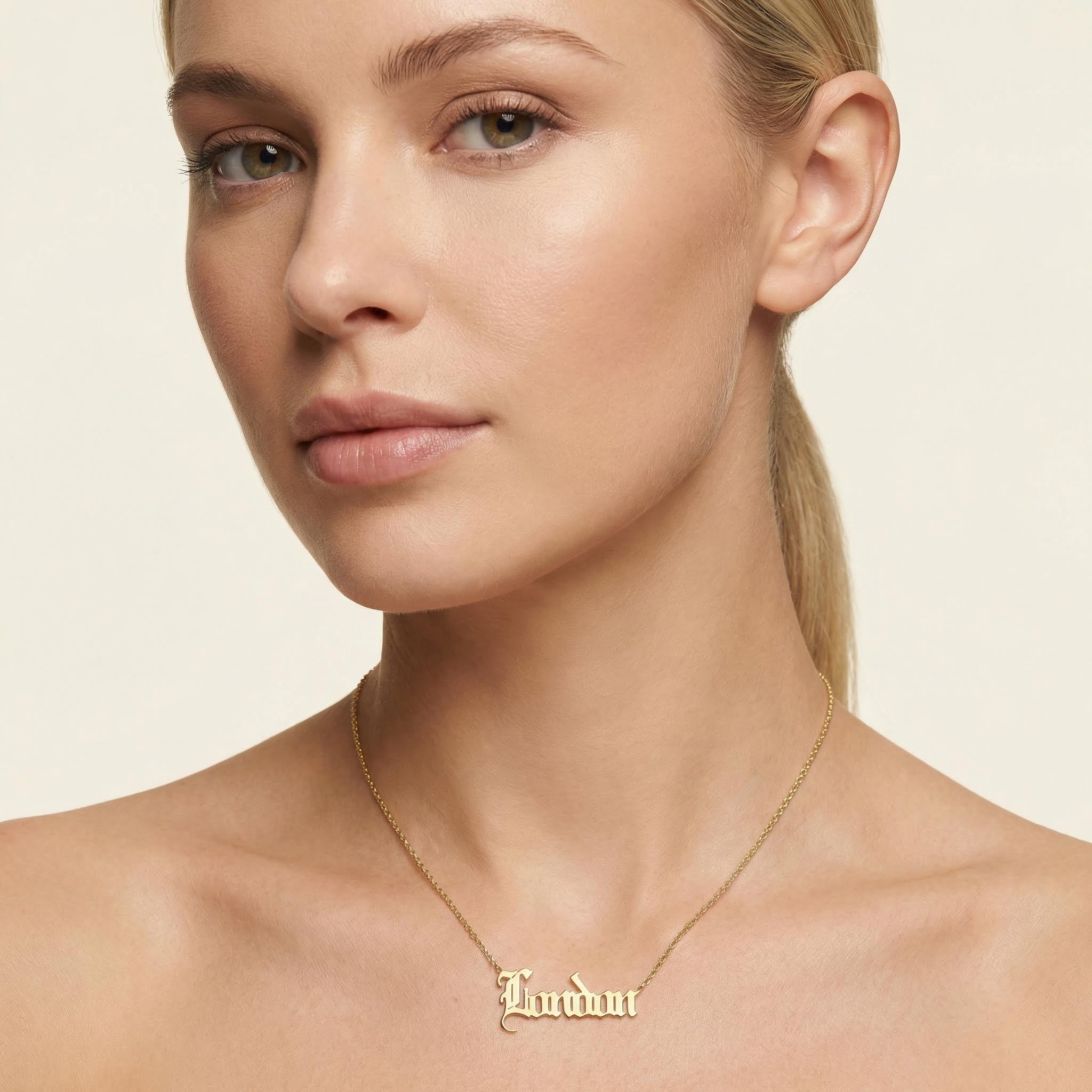 Customized Gothic Name Necklace Bold Statement Style With Street Luxury - Image 4
