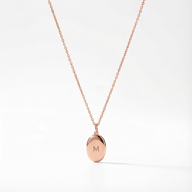 Custom Photo Oval Locket Necklace Pendant With Street Luxury Shine - Image 9
