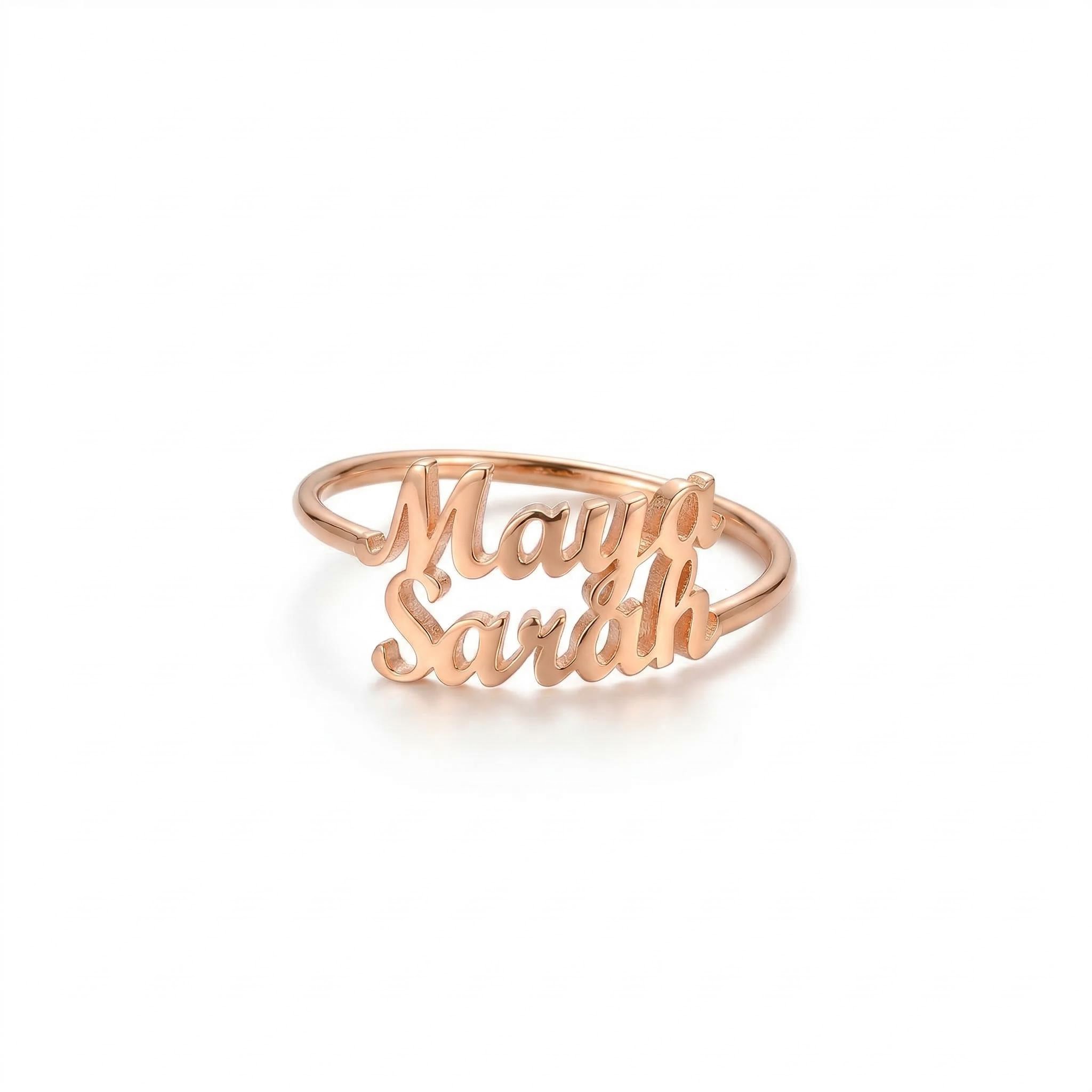 Personalized Multi Name Open Ring Bold Statement Style With Street Luxury - Image 6