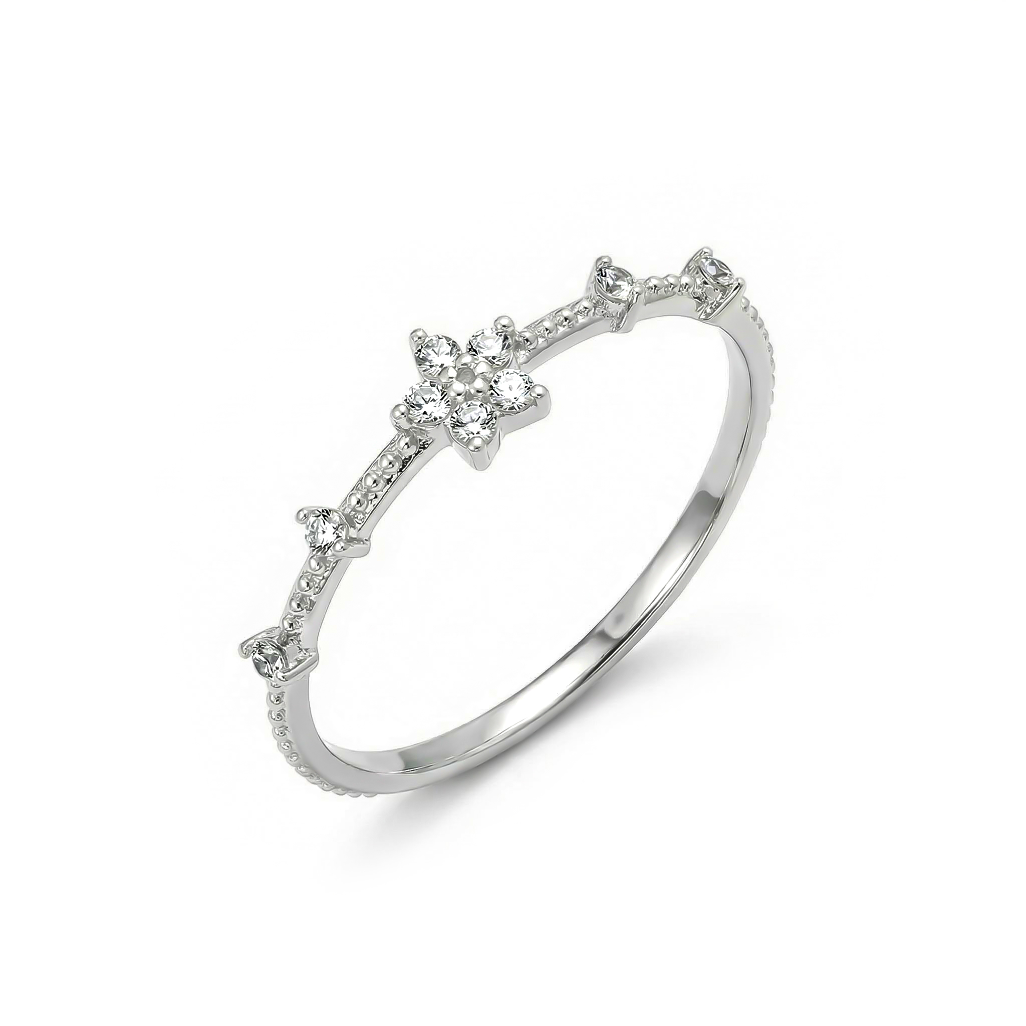 Colourful Tiny Flower Stacking Ring Bold Statement Style With Street Luxury - Image 6