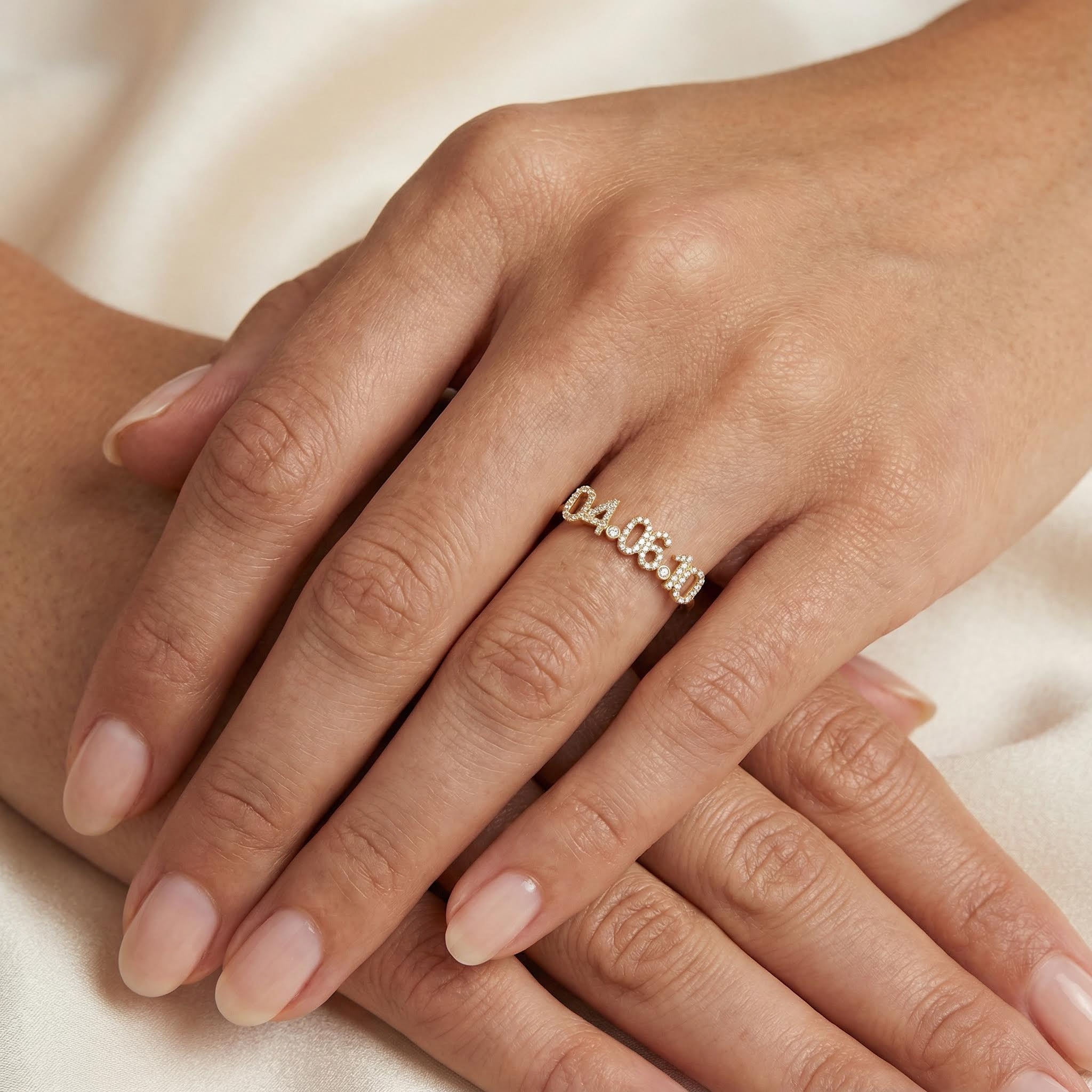 Diamond Date & Birthstone Ring Iced Out Shine With Street Luxury - Image 3