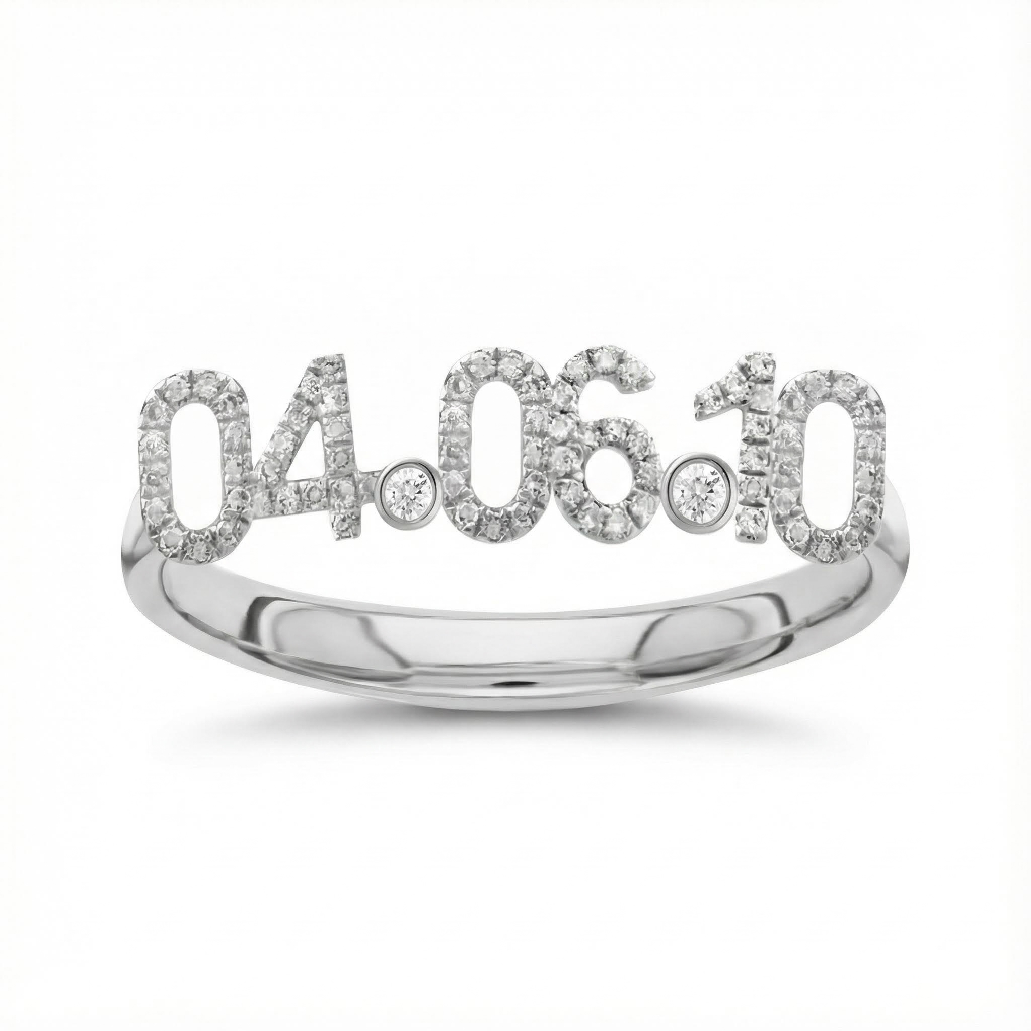 Diamond Date & Birthstone Ring Iced Out Shine With Street Luxury - Image 4