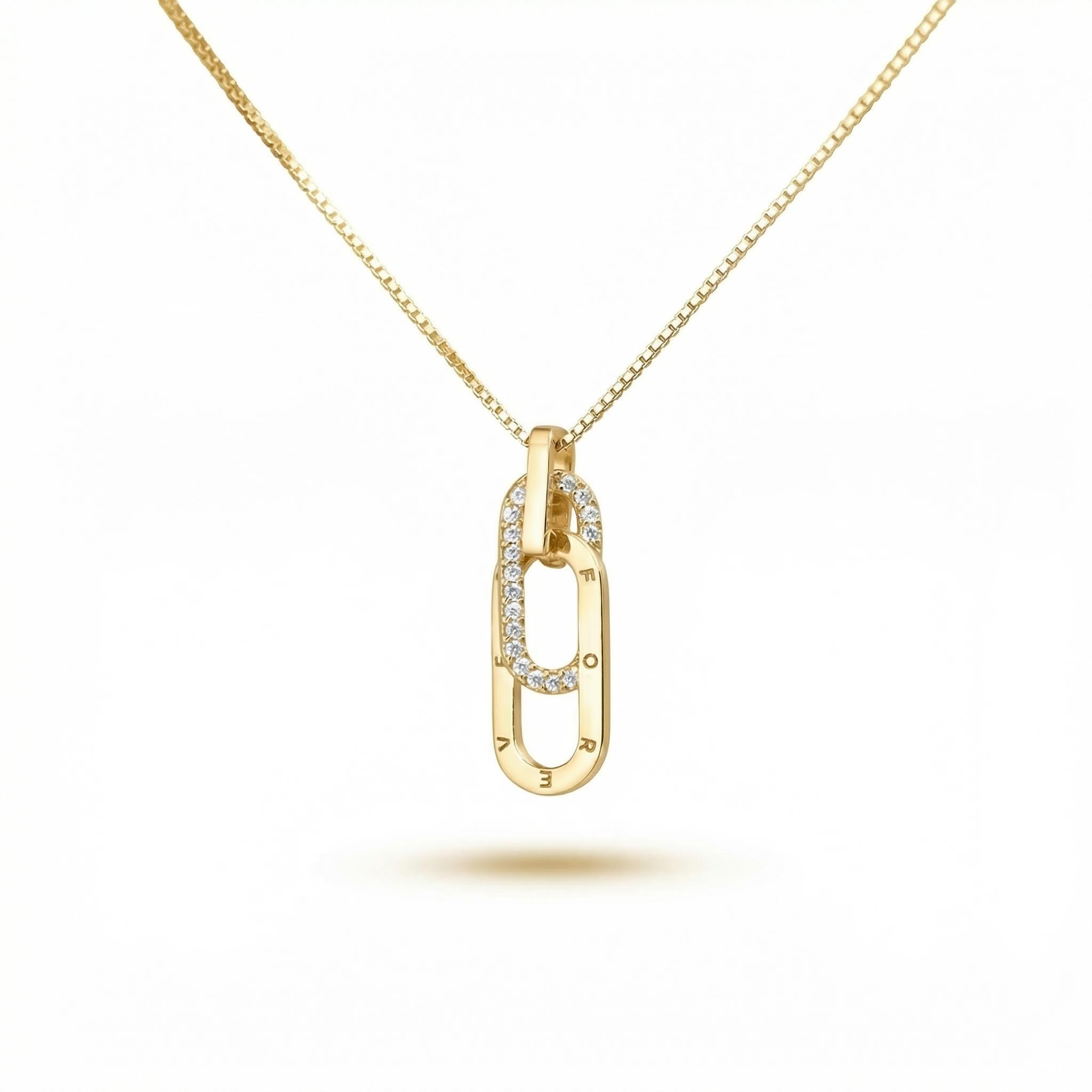 You Will Be One Of The Most Beautiful Chapters Circle Necklace Gold - Image 5