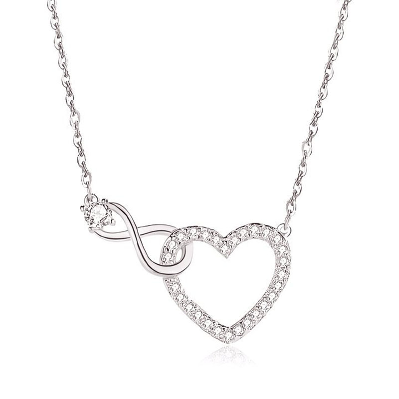I'll Always Be There For You Infinity Love Necklace - For Friend Gold - Image 3