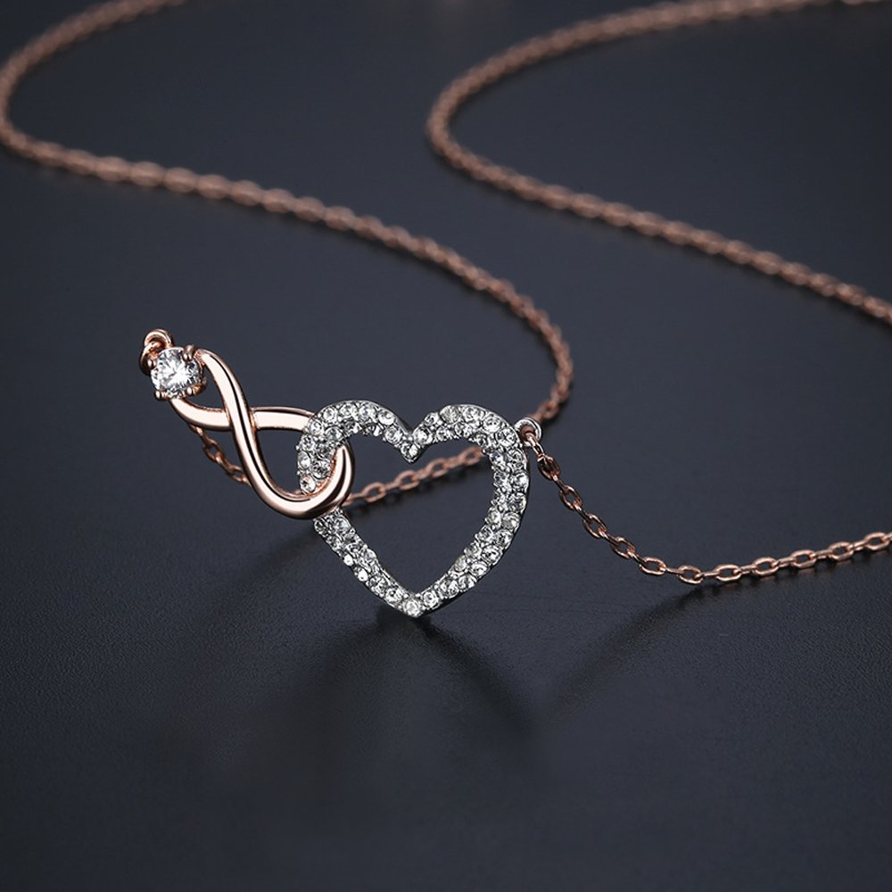 I'll Always Be There For You Infinity Love Necklace - For Friend Gold - Image 4