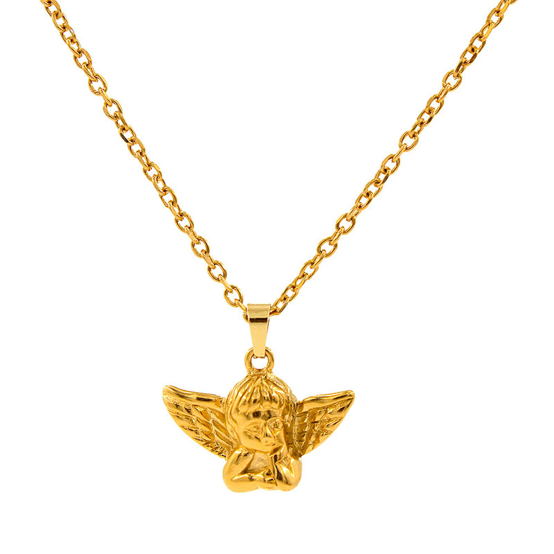 Baby Angel Necklace Pendant Premium Look Without Heavy Price