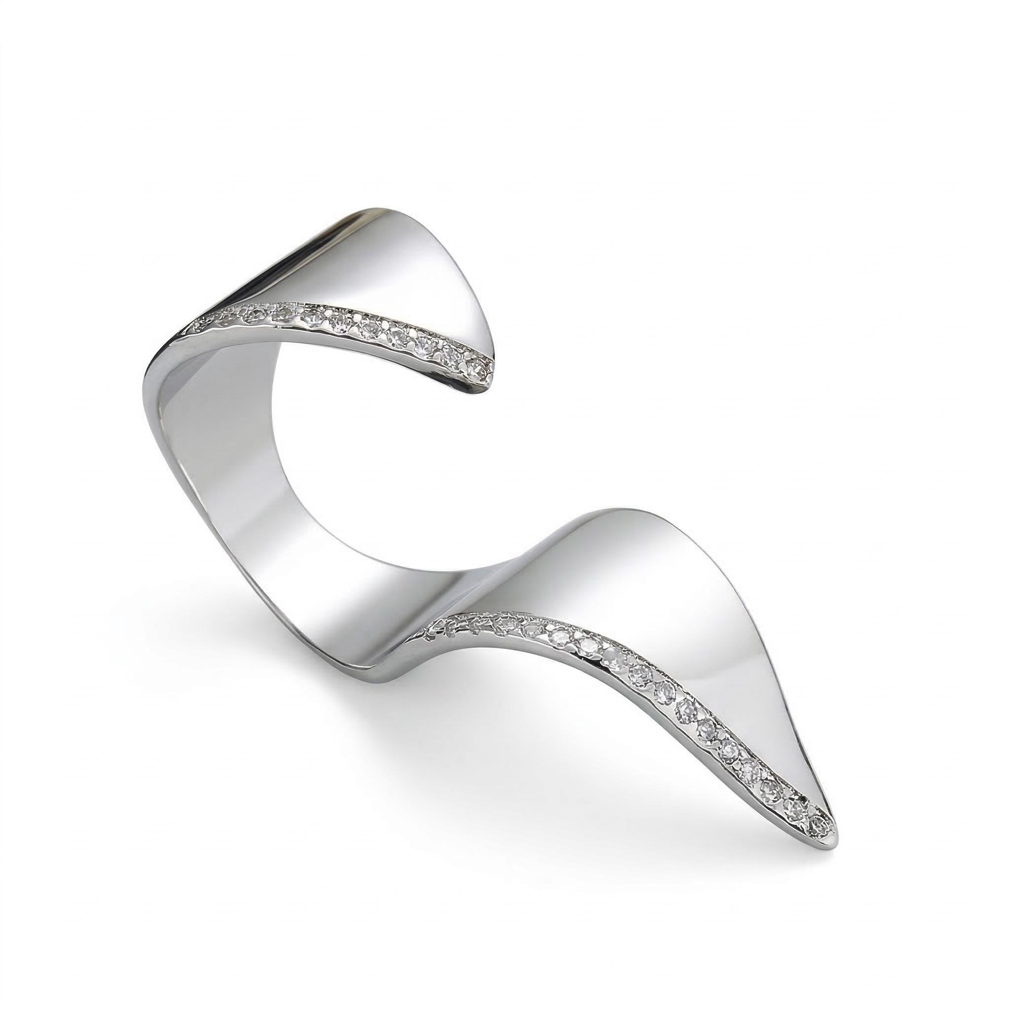 Exaggerated Irregular Open Ring Bold Statement Style With Street Luxury - Image 6