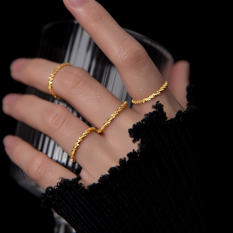 S925 Silver Gypsophila Ring Silver With Bold Statement Appeal - Image 5