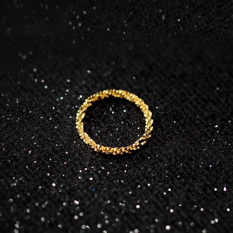 S925 Silver Gypsophila Ring Silver With Bold Statement Appeal - Image 7