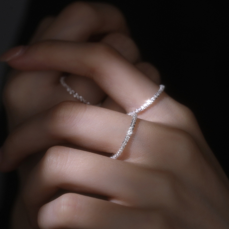 S925 Silver Gypsophila Ring Silver With Bold Statement Appeal