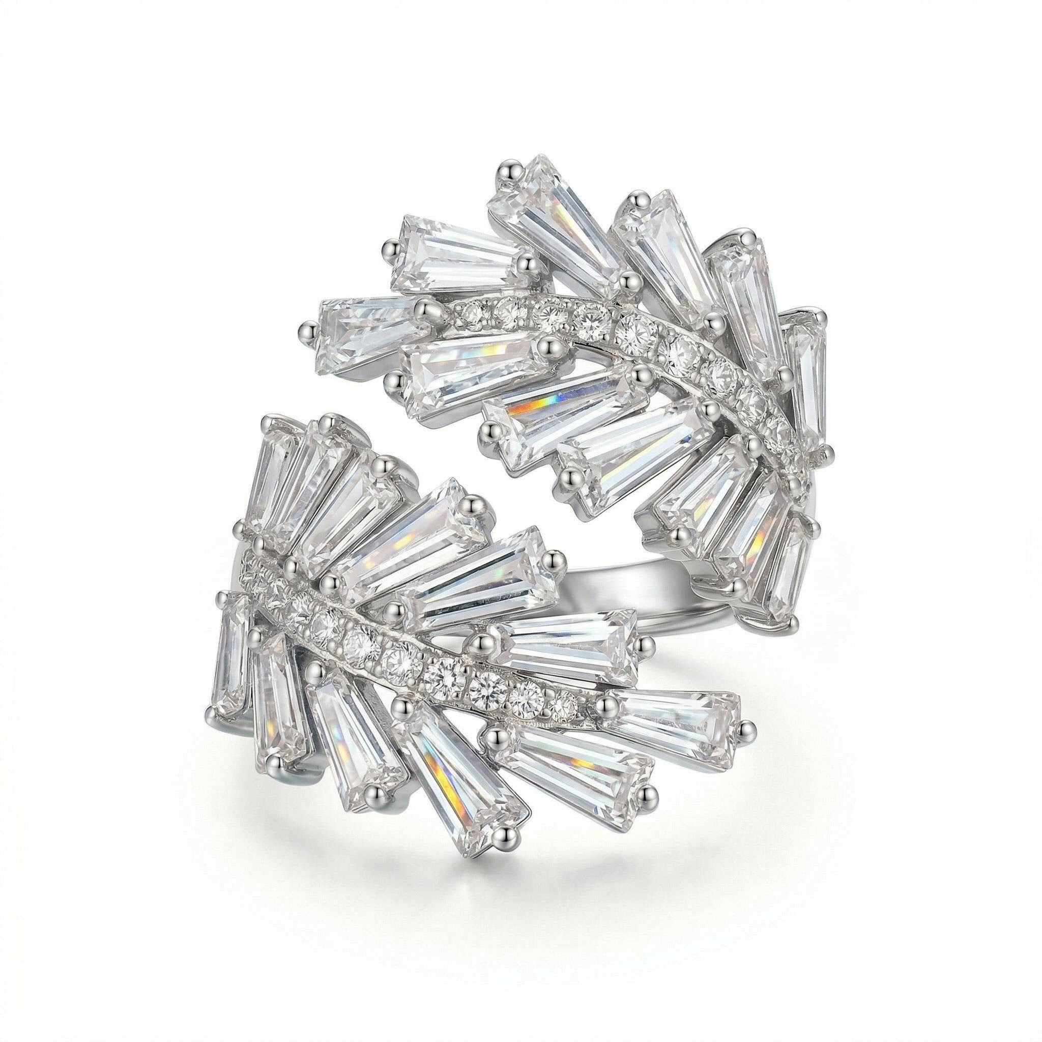Princess Cut Guardian Angel Ring Bold Statement Style With Street Luxury - Image 3