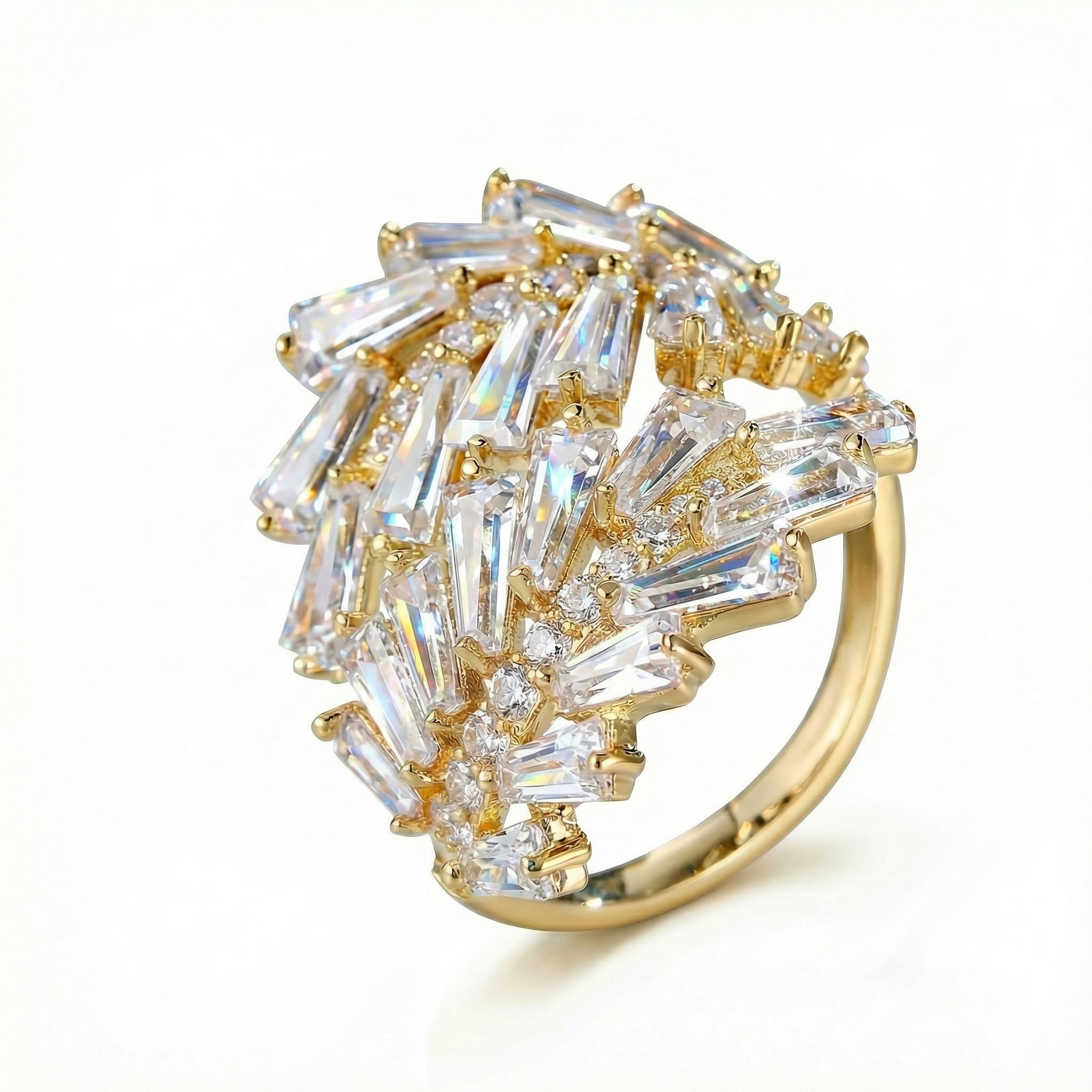 Princess Cut Guardian Angel Ring Bold Statement Style With Street Luxury - Image 5