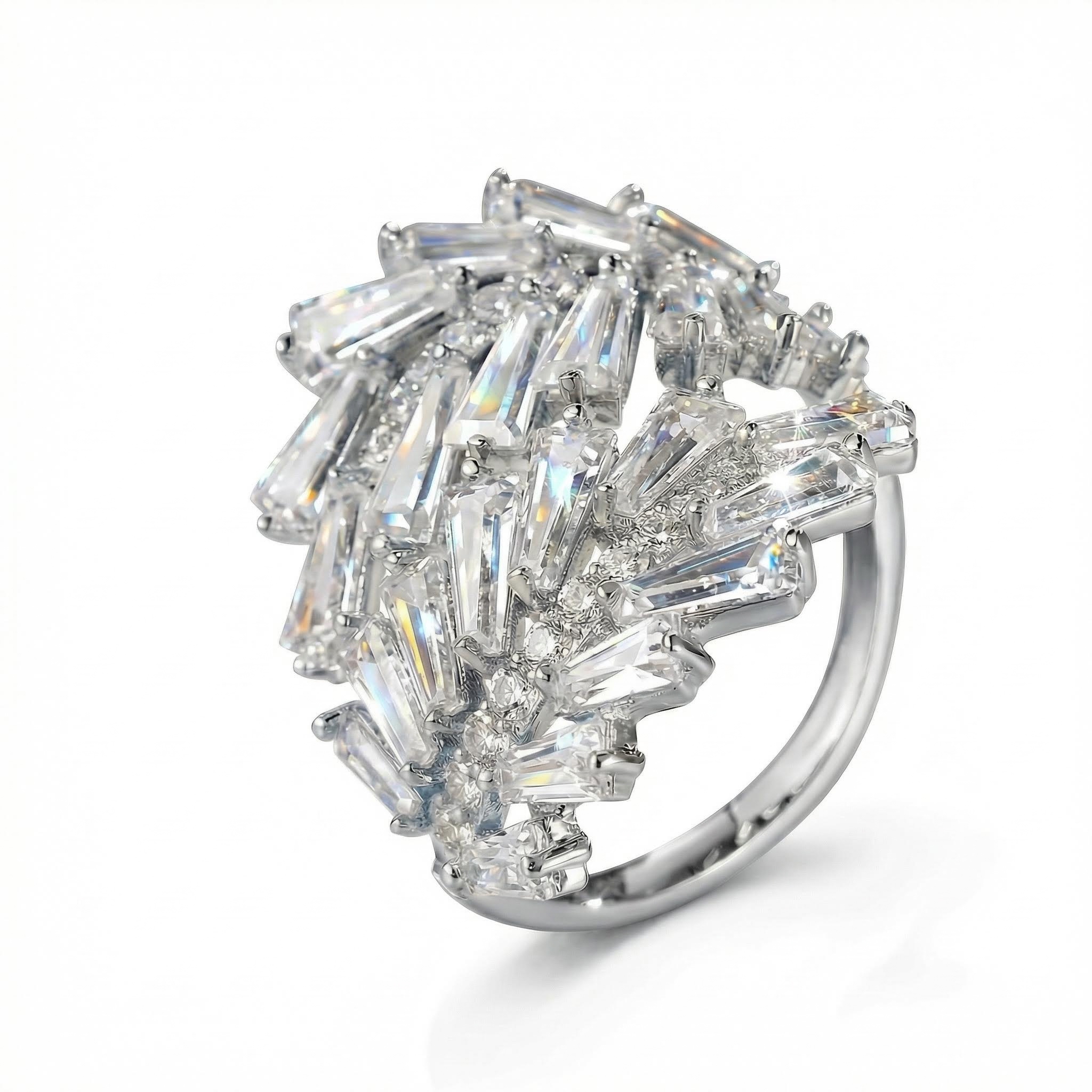 Princess Cut Guardian Angel Ring Bold Statement Style With Street Luxury - Image 6