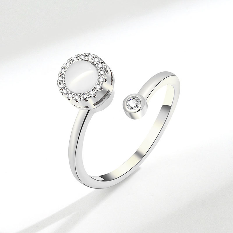 Opal Fidget Spinner Ring Bold Statement Style With Street Luxury - Image 3