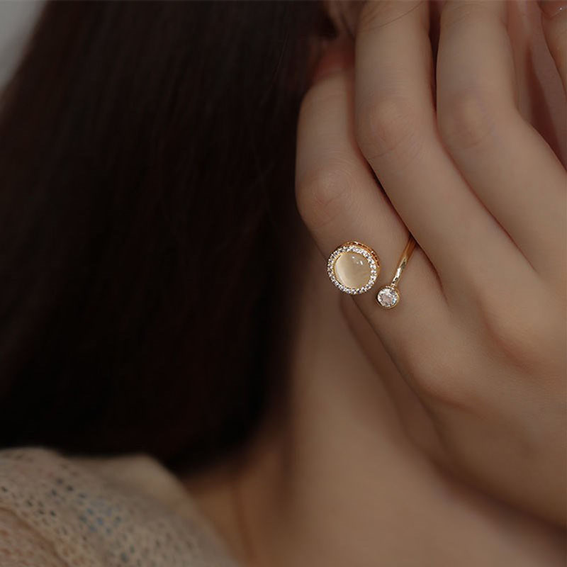 Opal Fidget Spinner Ring Bold Statement Style With Street Luxury - Image 6
