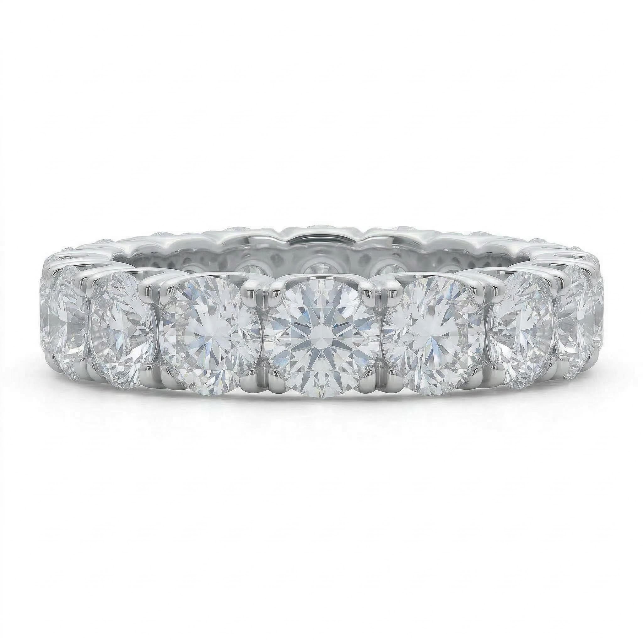 3.2 Ct Asscher Cut Ring Set Bold Statement Style With Street Luxury - Image 6