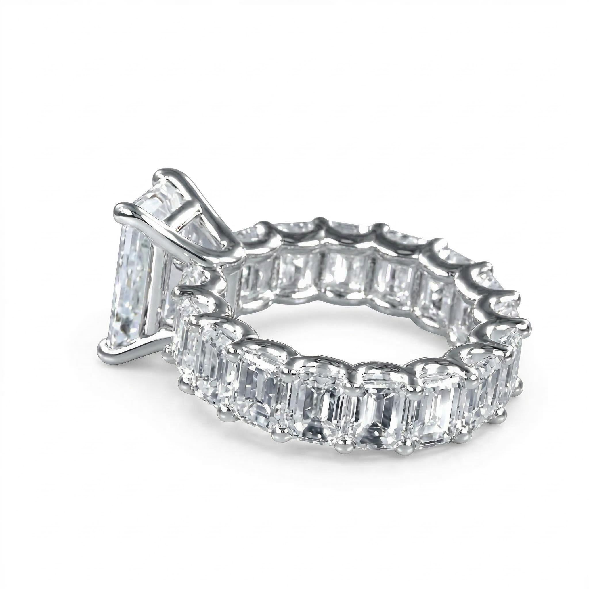 2.8 Ct Emerald Cut Ring Bold Statement Style With Street Luxury - Image 4