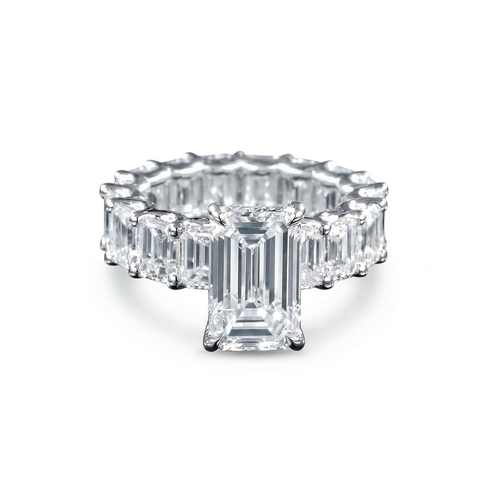 2.8 Ct Emerald Cut Ring Bold Statement Style With Street Luxury