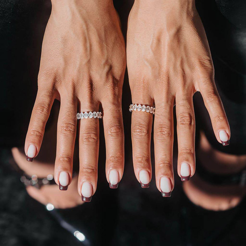 Classic 4.5 Ct Oval Cut Band Bold Statement Style With Street Luxury - Image 5
